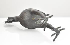 Vintage African Bronze Rooster Figurine Ife Benin Nigeria ...