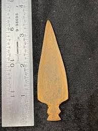 Metal Trade Point Indian Artifact Arrowhead