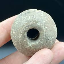 A Large Ancient Roman Terra Cotta Bead - Circa 1st Century ...