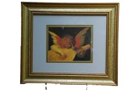 Victorian Lithograph Print Picture Angel With Children By Cliff 5" X 7" | eBay