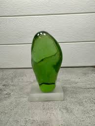 Polished Natural Andara Crystal Green Yellow 1142gr With Base for Decoration - Etsy Canada