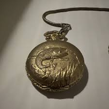 Vtg Cariole Pocket Watch Antimagnetic Gold Fish Bass. Not Sure If Working | eBay