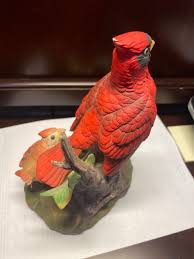 vintage Cardinal bird figurine, Andrea by Sadek Cardinal and ...