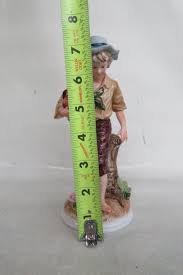 Sculpture Andrea by Sadek Ceramic Bisque Victorian Boy Porcelain Figurine | Chairish