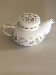 VTG ANDREA BY SADEK TEAPOT FOR ONE FLAT LID FLORAL 16 OZ | eBay