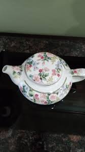 Vintage FLOWERS & BERRIES by Sadek Personal Porcelain TEAPOT ...