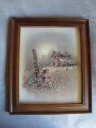 Andre Orpinas Signed Print, Milk Cans and Rustic Barn ...