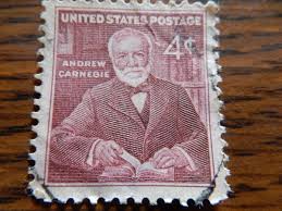 ANDREW CARNEGIE 4 CENT STAMPS U.S. POSTAGE STAMP | eBay