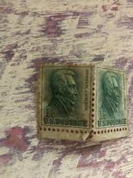 Andrew Jackson Green One Cent Stamp - Etsy