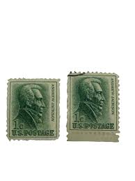 Andrew Jackson 1 Cent Green U.S. Postage Stamp Vintage Collectible | eBay