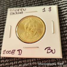 2008 D 1$ Andrew Jackson Presidential Dollar Uncirculated Coin Gold Tone BU | eBay