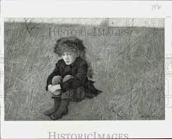 1968 Press Photo "Faraway" painting by Andrew Wyeth ...