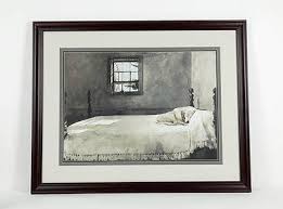 Framed Andrew Wyeth "master Bedroom" Print