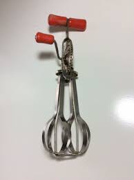 Vintage Androck Hand Mixer Red Handles Stainless Steel Made ...