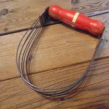 Vintage 1940's "androck" Dough Blender, Red & White Chippy Paint, Wood Handle,made in U.s.a.-vintage Pastry Blender-1940's Androck-farmhouse - Etsy