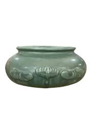 Buy Haeger Pottery Sage Green Glaze Vintage Oval Planter ...