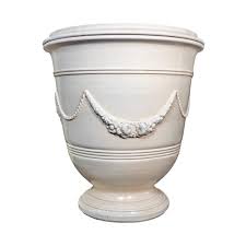 Contemporary French Glazed Terracotta Vase For Sale at 1stDibs