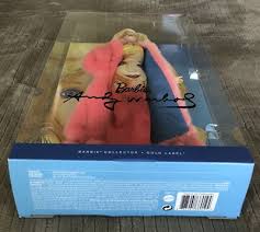 Gold Label Artist Andy Warhol Barbie Doll With Faux Fur Stole Earrings Necklace | eBay