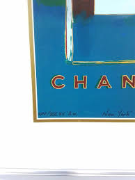 Sold at Auction: Andy Warhol "Chanel No.5 Blue/green" Print