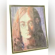Other | Super Rare Nos Vintage Original 1984 Octavio Ocampo John Lennon Poster | Poshmark