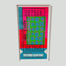 Lincoln Center Ticket' Print by Andy Warhol | The Selby House