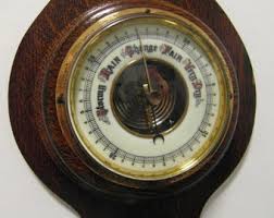 Beautiful 1920s-30s Oak Barometer Possibly German GWO ...