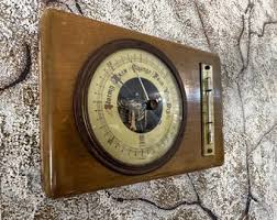 Antique Vintage Rare Gischard Weather Barometer and ...