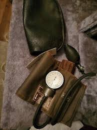 Tycos Taylor Industries Blood Pressure Cuff with Leather Case Vintage | eBay