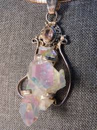 Huge Vintage Sterling Silver Crystal Gemstone Color Changing ...