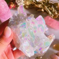 Angel Aura Quartz Cluster #2 AAA Grade | unicornmanor
