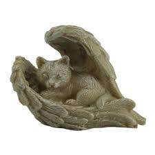 Happy Home Gifts Cat Sleeping In Angel Wings | Desertcart Fiji