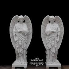 Carved Marble Church Angel Statues | From Europe To You