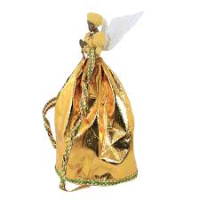 Serenity Treetop Gold - One Angel Tree Topper 12.5 Inch, Plastic - Dark Skin Angel 19212 | SBKGifts.com