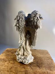 Box 10 Resin Angel Figure Silver | eBay