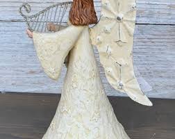 Buy Angel Figurine, Christmas Angel, Angel Statue, Angel of Harmony by Jeff Goodsell, Religious Angel Decor, Guardian Angel, Ceramic Angel Online in India - Etsy