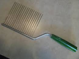 Vintage Cake Breaker Cutter Kitchen Utensil Green MArbled ...