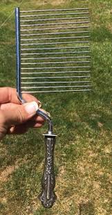 Vintage Schneider Toledo Sterling Silver Handle Cake Breaker Fork Comb… | eBay