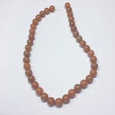 8mm Peach Aventurine Beads. 15" Strand of Peach Round Beads ...