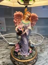 Table Lamp Angel When Turned On The Angels Appear On The ...