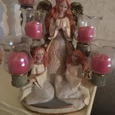 Antique Angel multi candle holder Rare | eBay