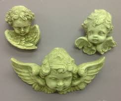 Winged Angels Cherubs set of 3 Wall Plaques Home Decor New ...