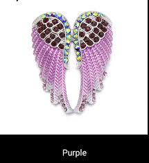 Angel Wings Brooch Pin Rhinestone Crystal Diamante Jewellery ...