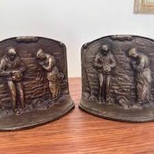 Antique Solid Bronze Bookends, Angelus by Millet Bronze Bookends, Rare Bronze Praying Farmer Bookends, Early 20th Century Library Bookends - Etsy