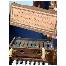Lovely small antique dolls piano. For Sale at Ruby Lane