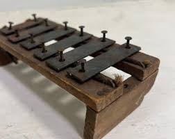 Antique Childs Xylophone, 6.5" Old Metal & Wood Kids Music Toy, Old Instrument, Childs - Etsy