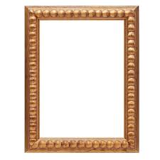 Gold Distressed Beaded Ornate Wood Picture Frame, Handmade ...