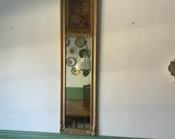 Antique French Trumeau Wall Mirror Ornate Gold Frame Etching Glass Rococo Style Large Gilded Victorian Decoration Hallway Accent Piece - Etsy