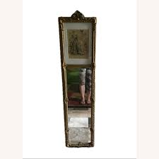 French Louis XVI style Trumeau Wall Mirror - AptDeco
