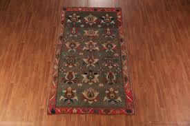 Isabelline All-Over Brown Floral Gabbeh Persian Area Rug 5x9 ...