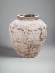 Antique Grey Terracotta Greek Jar